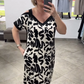 🌞 Rochii de Vară Noi 🔥 Rochie Fashionabilă cu Guler în V și Respirabilitate