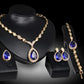 Set elegant de coliere cu pietre prețioase imitate