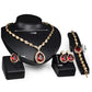 Set elegant de coliere cu pietre prețioase imitate