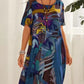 【S-4XL】🌺Rochie fluidă în culori tropicale strălucitoare