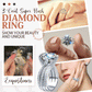 ✨Super niska cena✨ 3 karatowy pierścionek z brylantem moissanite