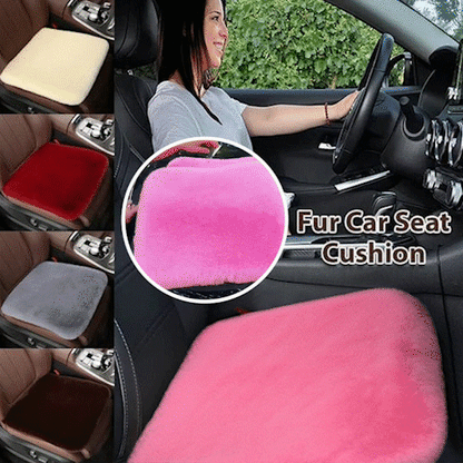 Pluszowa poduszka na fotel samochodowy