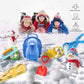 🎄Wyprzedaż przedświąteczna 🎄 Zimowy zestaw do zabawy w śniegu, najlepsze prezenty świąteczne dla dzieci